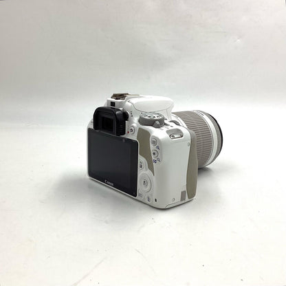 【全額返金保証】【最速発送】Canon デジタル一眼 EOS KISS X7 EF-S18-55 IS STM レンズキット ホワイト 美品 動作確認済