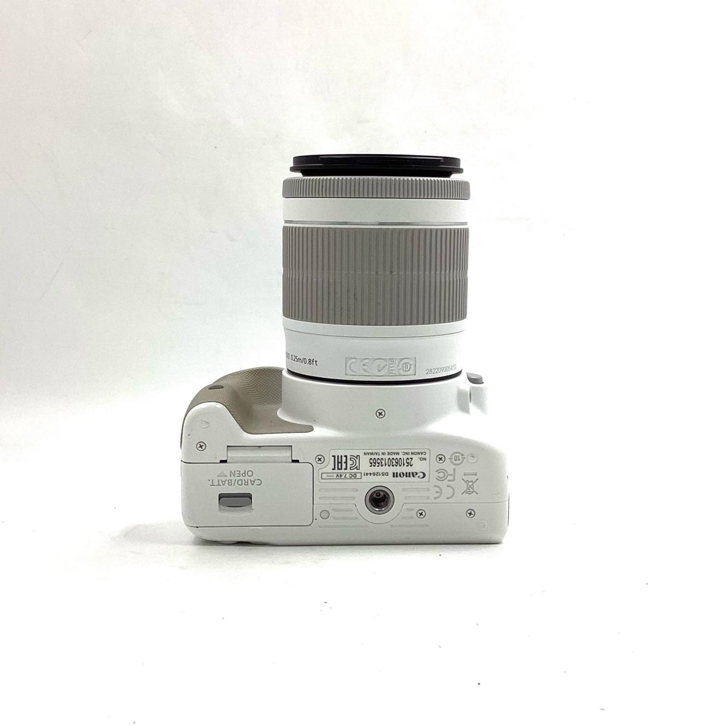 【全額返金保証】【最速発送】Canon デジタル一眼 EOS KISS X7 EF-S18-55 IS STM レンズキット ホワイト 美品 動作確認済