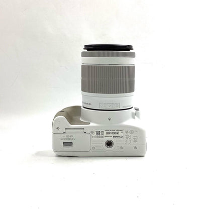 【全額返金保証】【最速発送】Canon デジタル一眼 EOS KISS X7 EF-S18-55 IS STM レンズキット ホワイト 美品 動作確認済