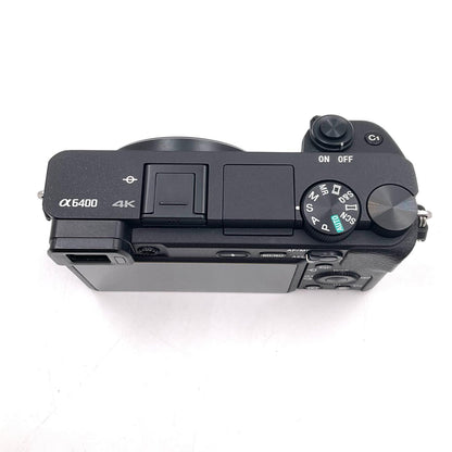 【全額返金保証】【最速発送】Sony デジタル一眼 α6400 ILCE-6400 ボディ ブラック 美品 動作確認済