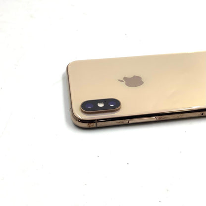 【最速発送】Apple iPhone iPhone XS 64GB ゴールド au 白ロム【難有】 80%