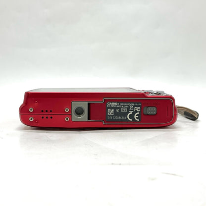 【全額返金保証】【最速発送】CASIO コンパクトデジタルカメラ EXILIM EX-Z450 コンパクトデジタルカメラ レッド 動作確認済