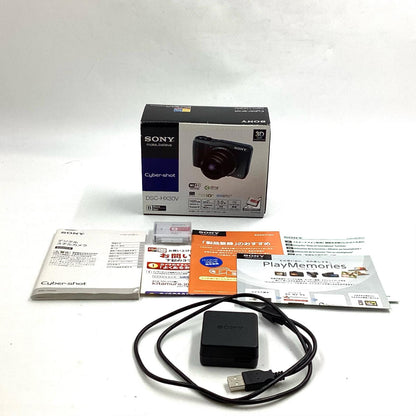 【全額返金保証】【最速発送】Sony コンパクトデジタルカメラ サイバーショット DSC-HX30V (B) [ブラック] 超美品 動作確認済