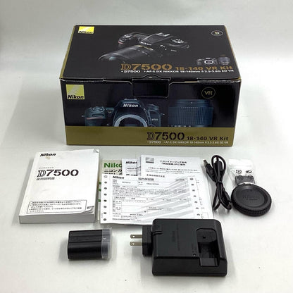 【全額返金保証】【最速発送】Nikon デジタル一眼 D7500 ブラック 動作確認済