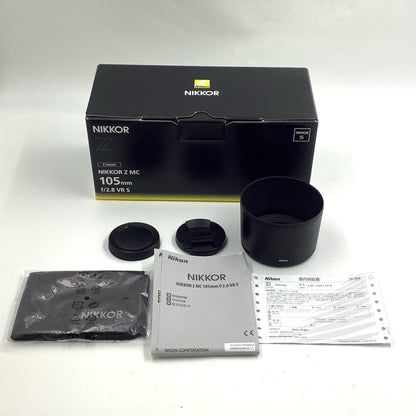 【全額返金保証】【最速発送】Nikon NIKKOR Z MC 105mm f/2.8 VR S 美品 動作確認済