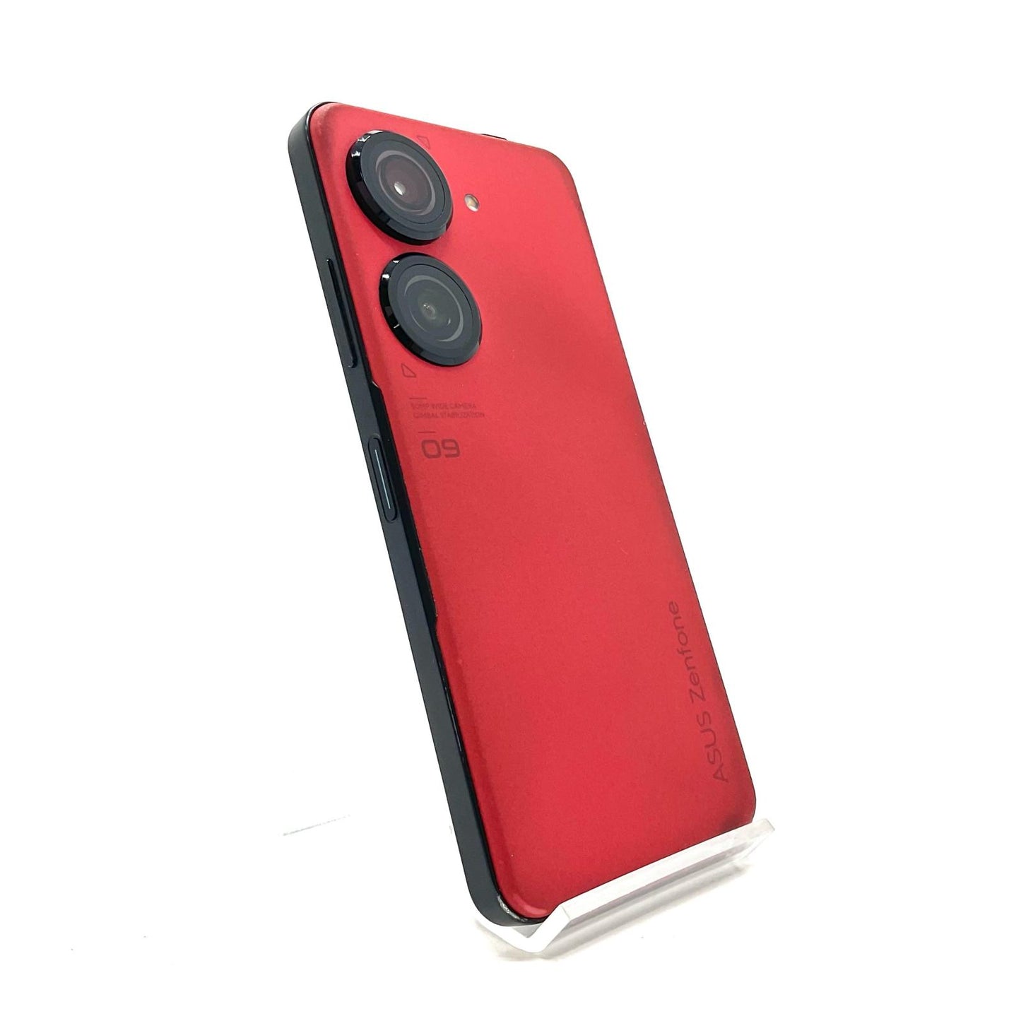 【全額返金保証】【最速発送】ASUS Zenfone9 128GB サンセットレッド SIMフリー AI2202 白ロム 動作確認済