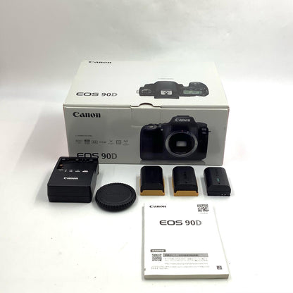 【全額返金保証】【最速発送】Canon デジタル一眼 EOS 90D ボディ ブラック 動作確認済