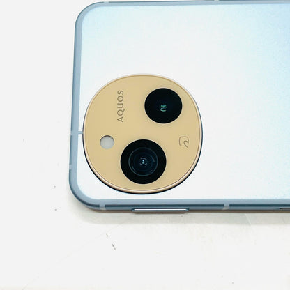 【全額返金保証】【最速発送】SHARP AQUOS sense9 128GB ブルー au SIMフリー SHG14 美品 動作確認済