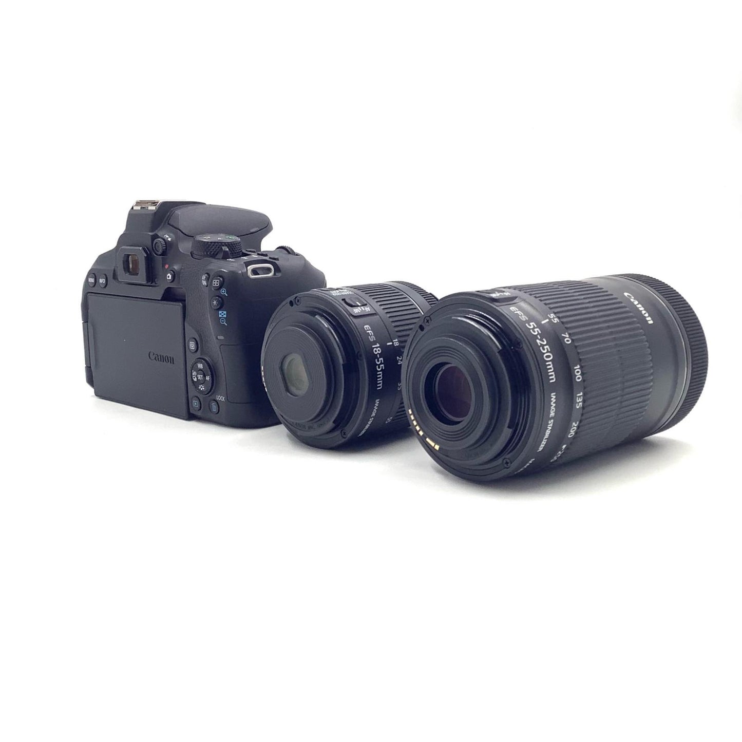 【全額返金保証】【最速発送】Canon デジタル一眼 EOS Kiss X10i ダブルズームキット ブラック 美品 動作確認済