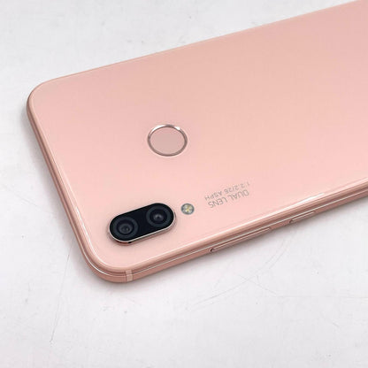 【全額返金保証】【最速発送】Huawei P 20 lite 32GB サクラピンク SIMフリー ANE-LXJ 白ロム 美品 動作確認済
