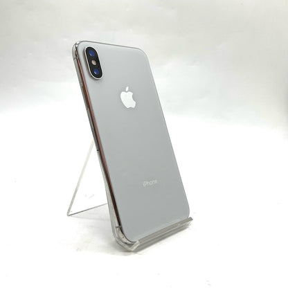 【全額返金保証】【最速発送】Apple iPhone iPhone X 256GB シルバー docomo 白ロム 動作確認済 75%