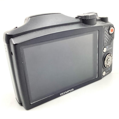 【全額返金保証】【最速発送】OLYMPUS コンパクトデジタルカメラ SZ-31MR [ブラック] 美品 動作確認済
