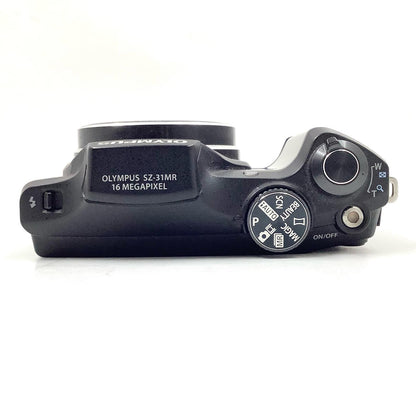 【全額返金保証】【最速発送】OLYMPUS コンパクトデジタルカメラ SZ-31MR [ブラック] 美品 動作確認済
