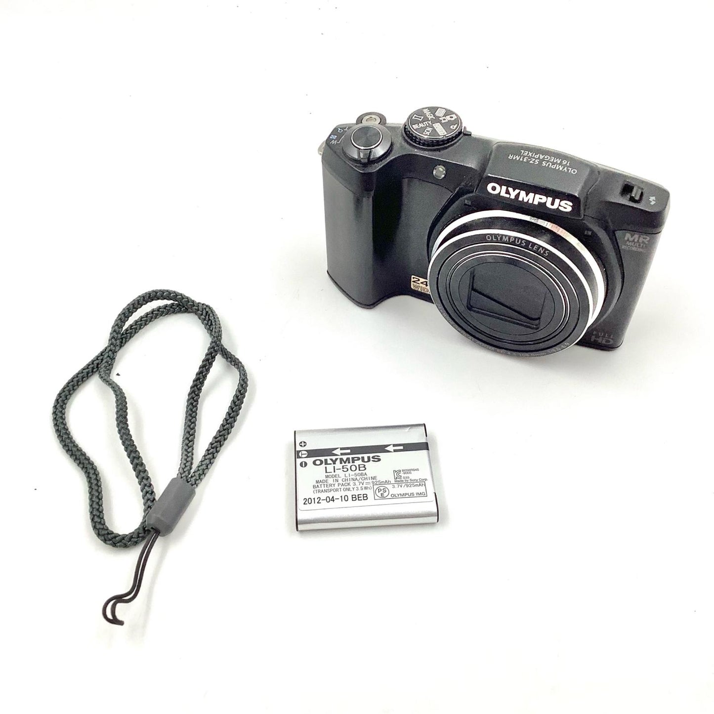 【全額返金保証】【最速発送】OLYMPUS コンパクトデジタルカメラ SZ-31MR [ブラック] 美品 動作確認済
