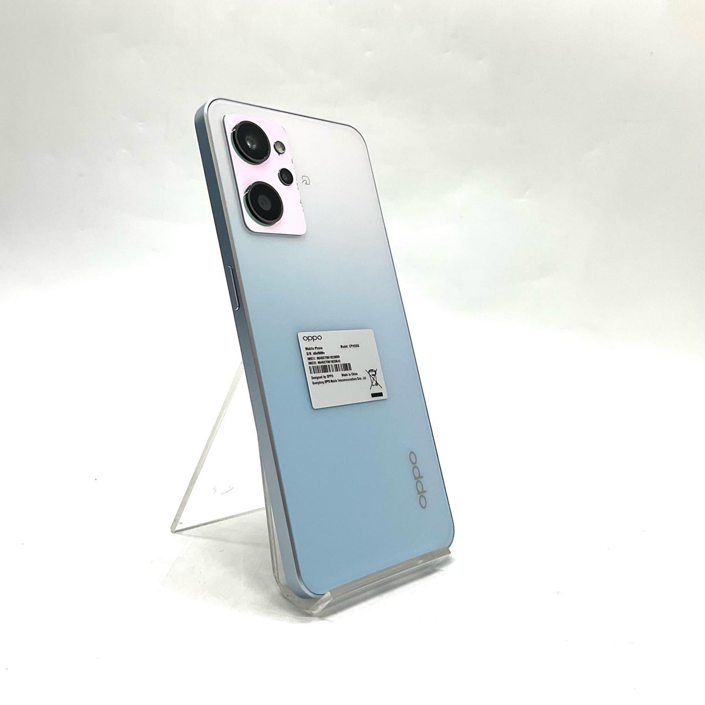 【全額返金保証】【最速発送】OPPO Reno 7a 128GB ドリームブルー SIMフリー CPH2353 白ロム 美品 動作確認済