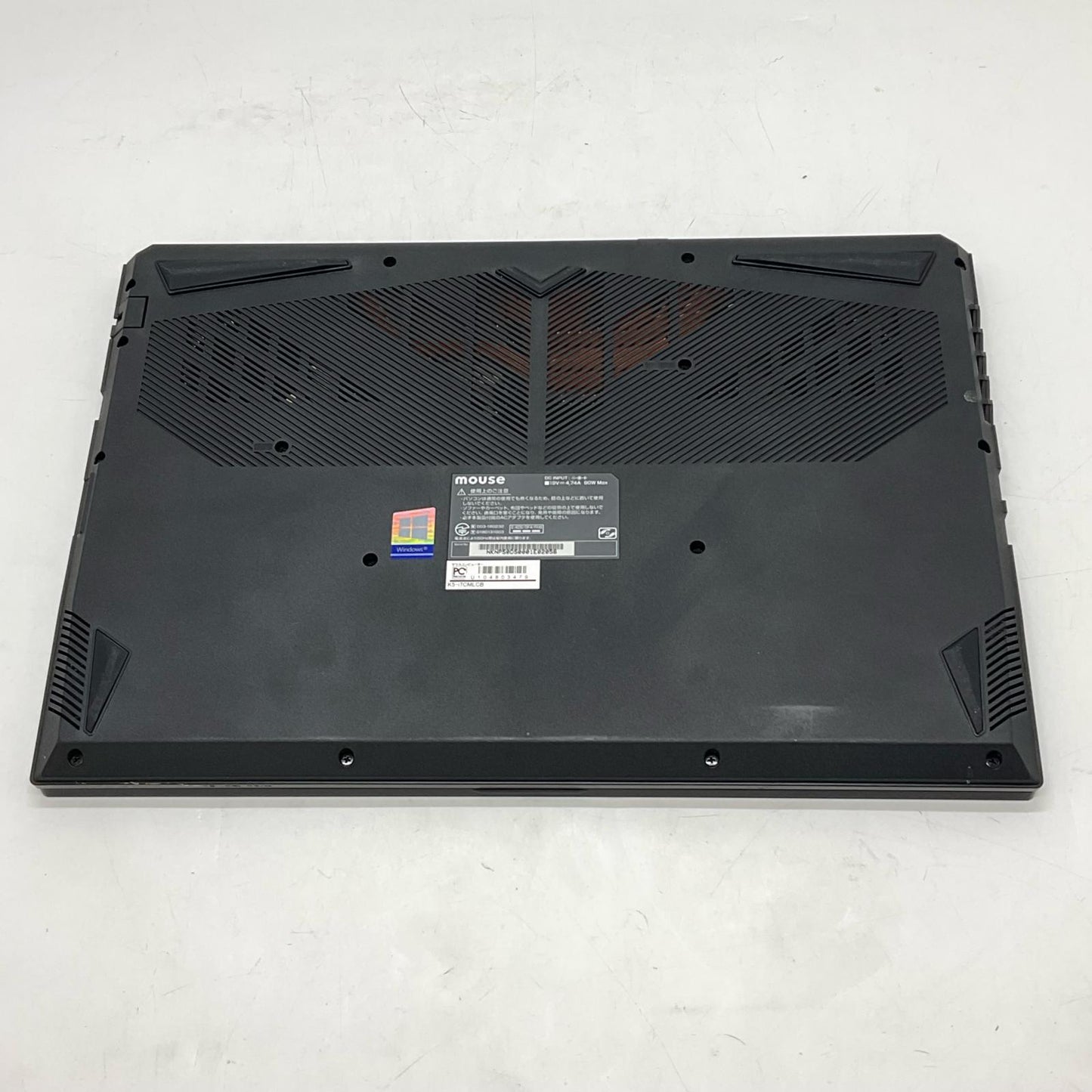 【全額返金保証】【最速発送】MouseComputer K5-i7CMLCB K5-i7CMLCB Intel Core i7-10750H 16GB M.2 SSD 1TB NVIDA GeForce MX350 87.6% 動作確認済