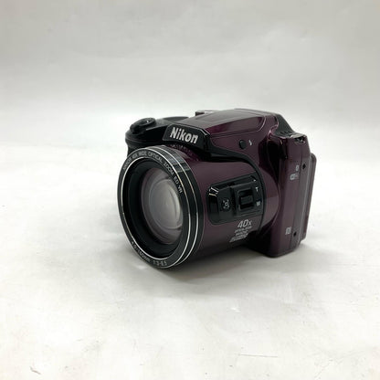 【全額返金保証】【最速発送】Nikon コンパクトデジタルカメラ COOLPIX B500 [プラム] 動作確認済