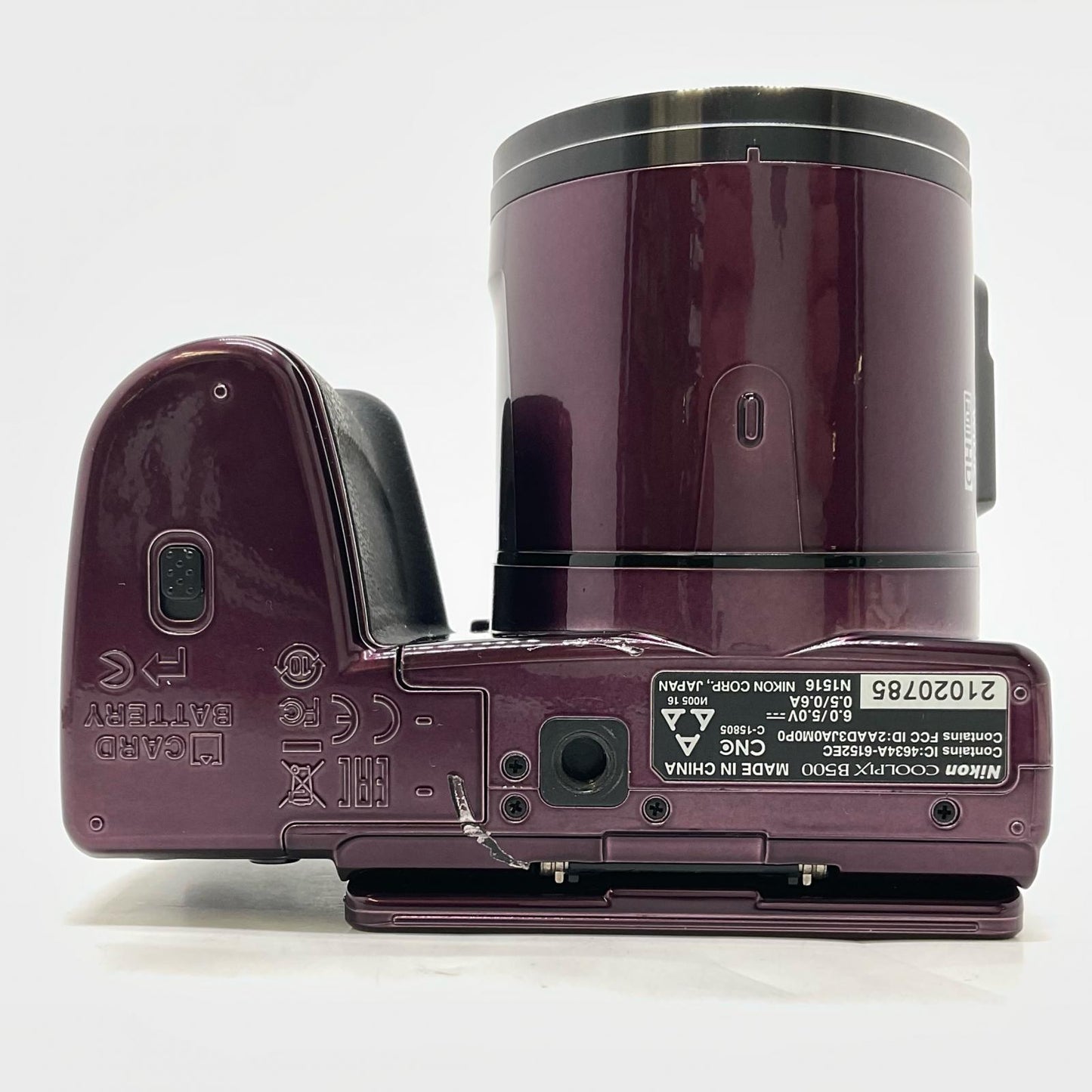 【全額返金保証】【最速発送】Nikon コンパクトデジタルカメラ COOLPIX B500 [プラム] 動作確認済