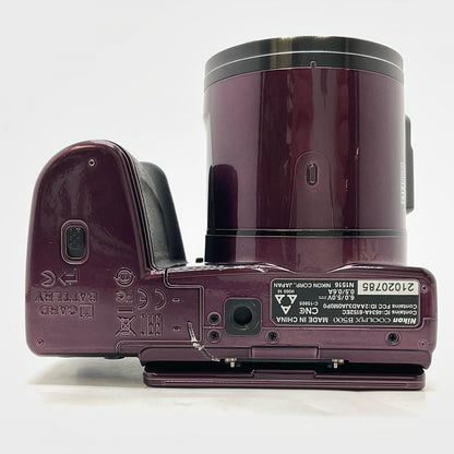 【全額返金保証】【最速発送】Nikon コンパクトデジタルカメラ COOLPIX B500 [プラム] 動作確認済