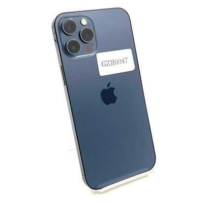【全額返金保証】【最速発送】Apple iPhone iPhone 12 Pro Max 128GB Pacific Blue au SIMフリー 白ロム 動作確認済 98%