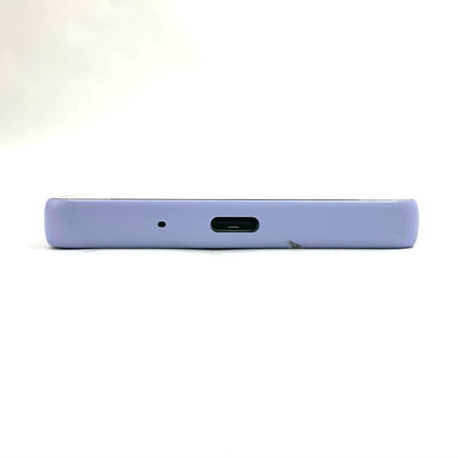 【最速発送】 Xperia 10 V 128GB パープル系 au SIMフリー SOG11 白ロム【難有】