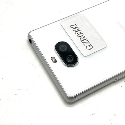 【全額返金保証】【最速発送】 Xperia 8 64GB ホワイト系 au SIMフリー SOV42 白ロム 動作確認済