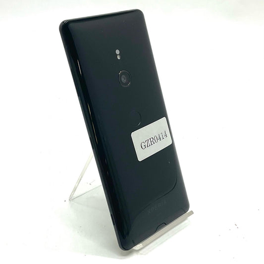 【全額返金保証】【最速発送】 Xperia XZ3 64GB ブラック系 au SIMフリー SOV39 白ロム 動作確認済