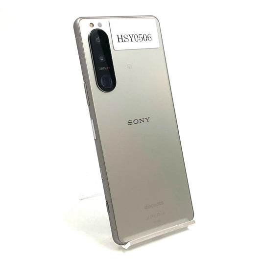 【全額返金保証】【最速発送】 Xperia 5 III 128GB グレー系 docomo SIMフリー SO-53B 白ロム 動作確認済