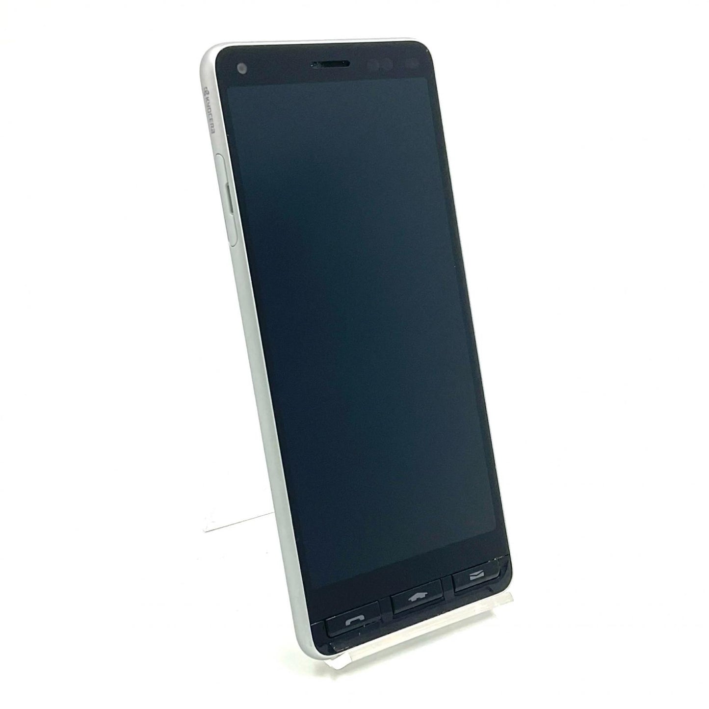【全額返金保証】【最速発送】 かんたんスマホ2 32GB シルバー系 softbank SIMフリー A001KC 白ロム 動作確認済