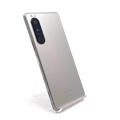 【全額返金保証】【最速発送】Sony Xperia 5 III 128GB フロストシルバー docomo SIMフリー SO-53B 白ロム 美品 動作確認済