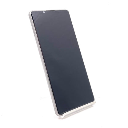 【全額返金保証】【最速発送】Sony Xperia 5 III 128GB フロストシルバー docomo SIMフリー SO-53B 白ロム 美品 動作確認済