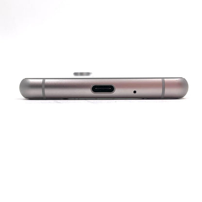 【全額返金保証】【最速発送】Sony Xperia 5 III 128GB フロストシルバー docomo SIMフリー SO-53B 白ロム 美品 動作確認済