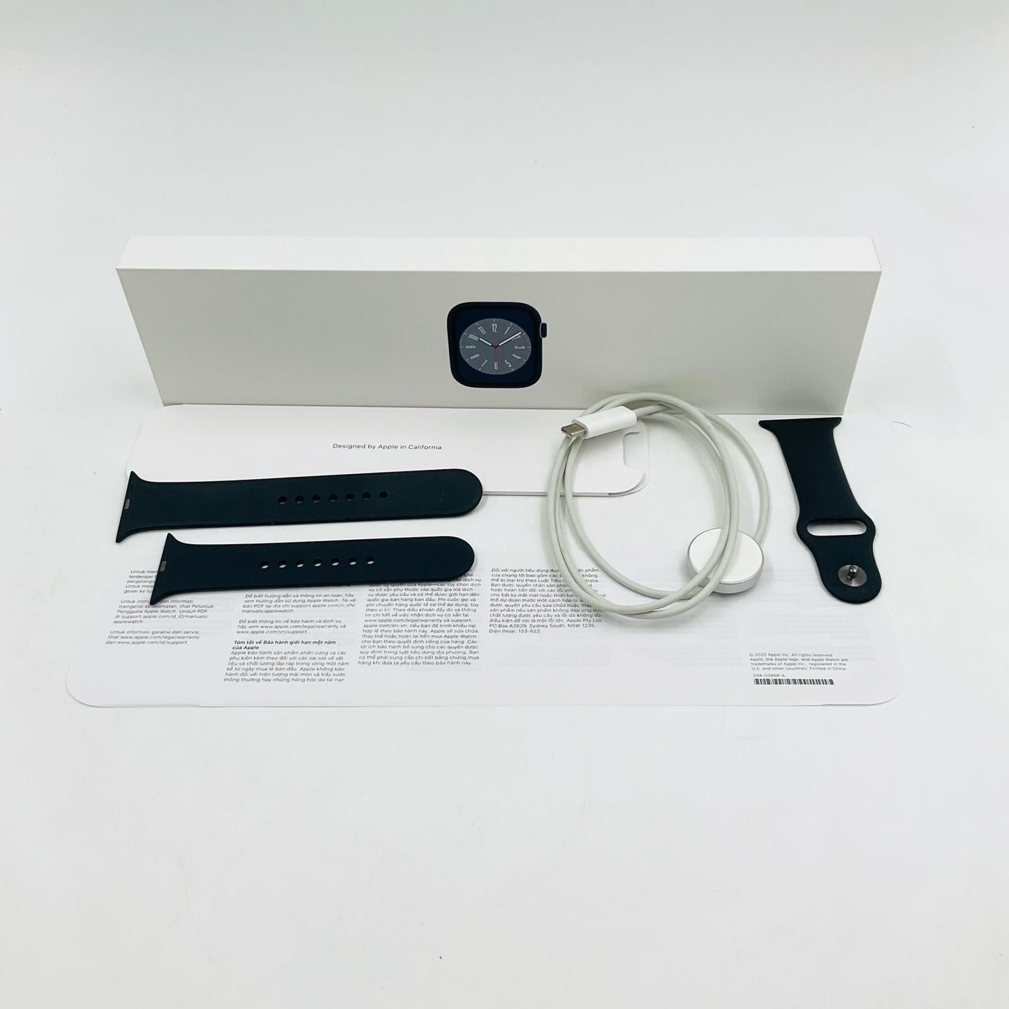 【全額返金保証】【最速発送】 Watch Series 8 アルミニウム 45mm GPS 97% 美品 動作確認済