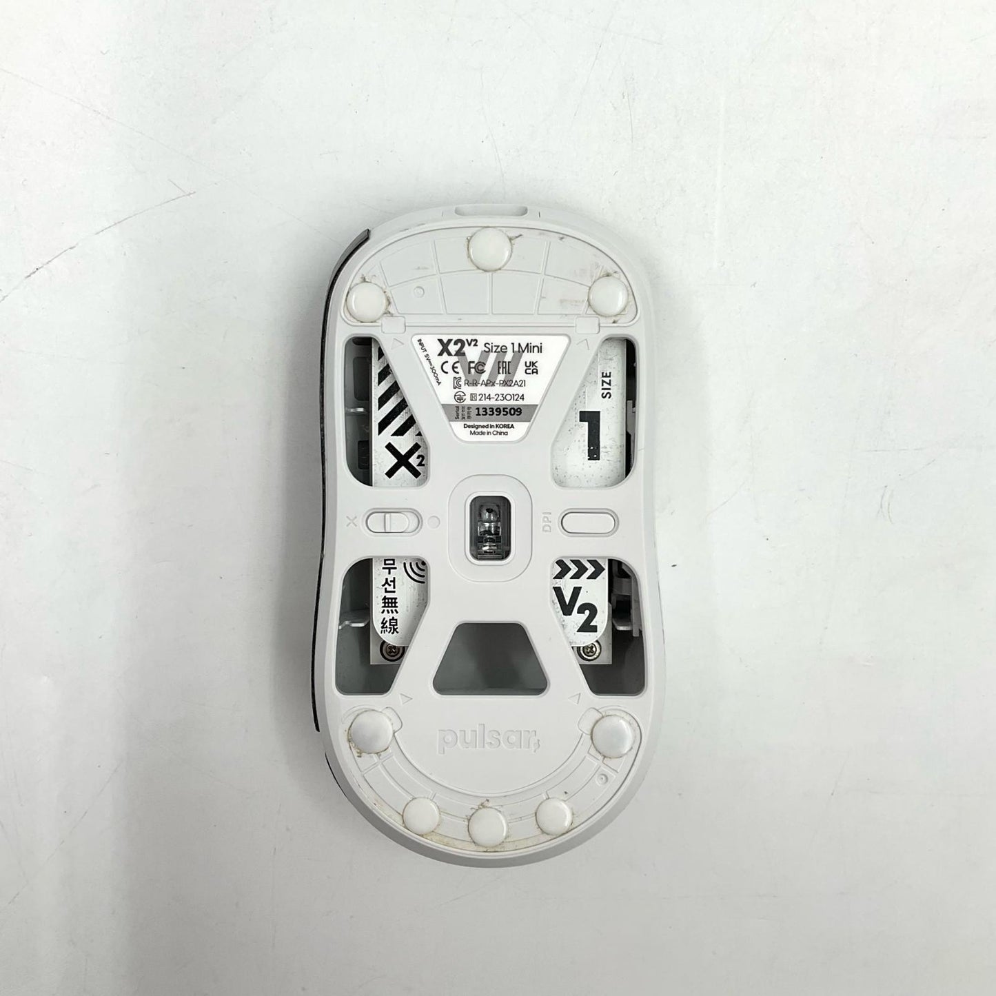 【全額返金保証】【最速発送】Pulsar X2 V2 Mini Wireless PX2212 美品 動作確認済