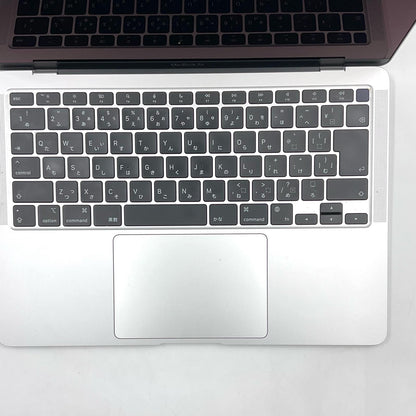 【全額返金保証】【最速発送】Apple MacBook Air 13.3インチ 2020 Apple M1 8GB 512GB シルバー 85.6% 美品 動作確認済