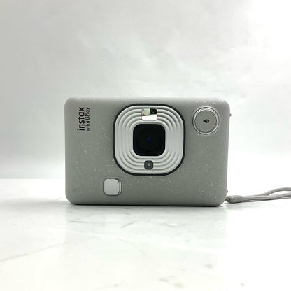 【全額返金保証】【最速発送】FUJIFILM instax mini LiPlay チェキ ストーンホワイト 美品 動作確認済