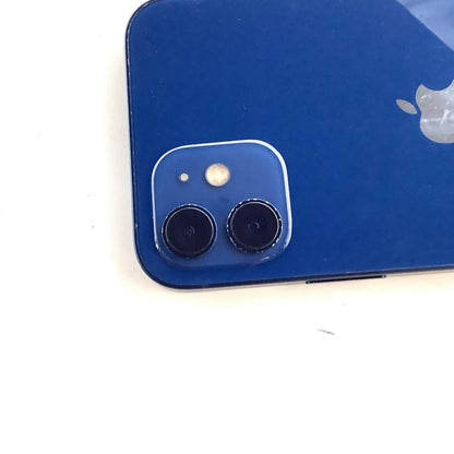 【最速発送】Apple iPhone iPhone 12 256GB ブルー au 白ロム【難有】 68%