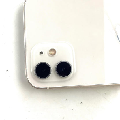 【全額返金保証】【最速発送】Apple iPhone iPhone 12 64GB ホワイト 楽天モバイル SIMフリー 白ロム 美品 動作確認済 80%