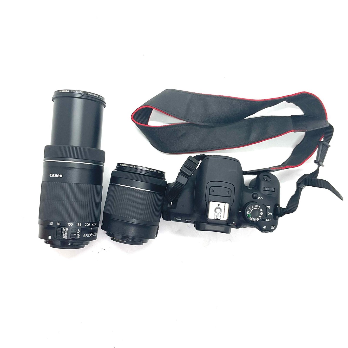 【全額返金保証】【最速発送】Canon デジタル一眼 EOS Kiss X7i / EF-S 55-250mm F4-5.6 IS STM / EF-S 18-55mm F3.5-5.6 IS STM 美品 動作確認済