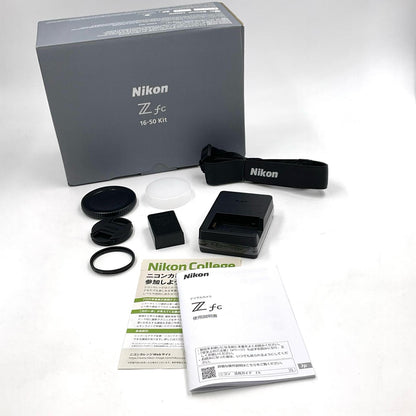 【全額返金保証】【最速発送】Nikon デジタル一眼 Z fc 16-50 VR レンズキット ブラック 美品 動作確認済