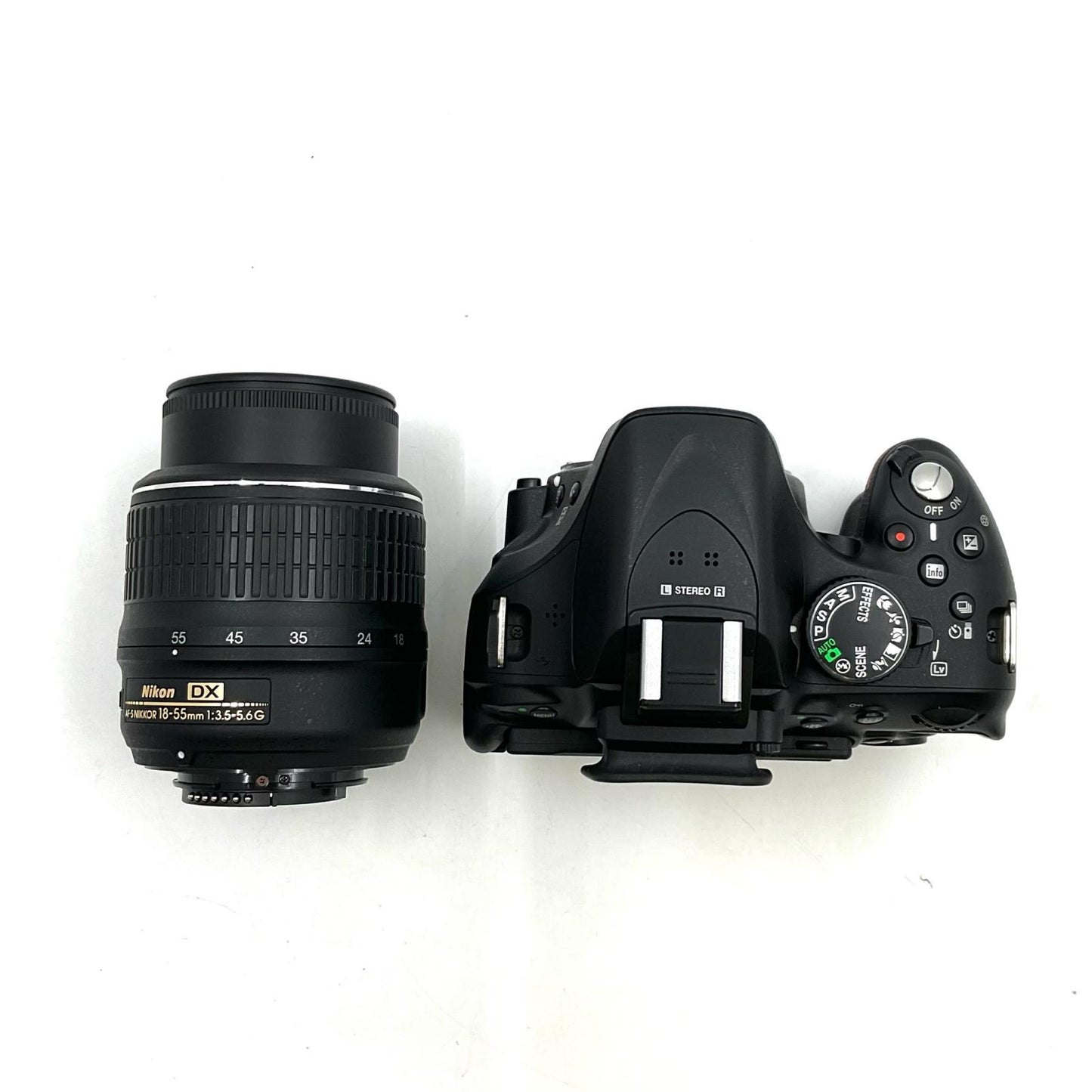 【全額返金保証】【最速発送】Nikon デジタル一眼 D5200 18-55 VR レンズキット [ブラック] ブラック 美品 動作確認済