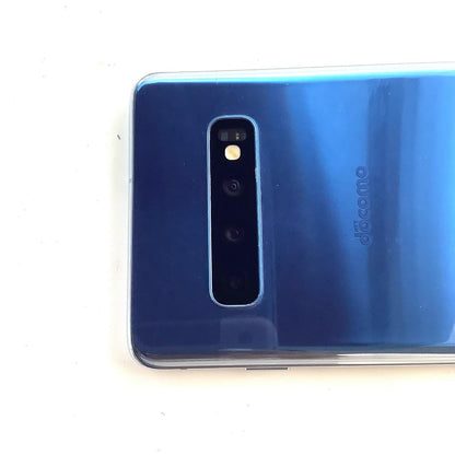 【全額返金保証】【最速発送】SAMSUNG Galaxy S10 128GB プリズム ブルー docomo SC-03L 白ロム 動作確認済