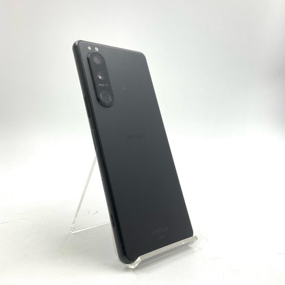 【全額返金保証】【最速発送】Sony Xperia 5 III 128GB ブラック au SOG05 白ロム 動作確認済