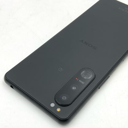 【全額返金保証】【最速発送】Sony Xperia 5 III 128GB ブラック au SOG05 白ロム 動作確認済