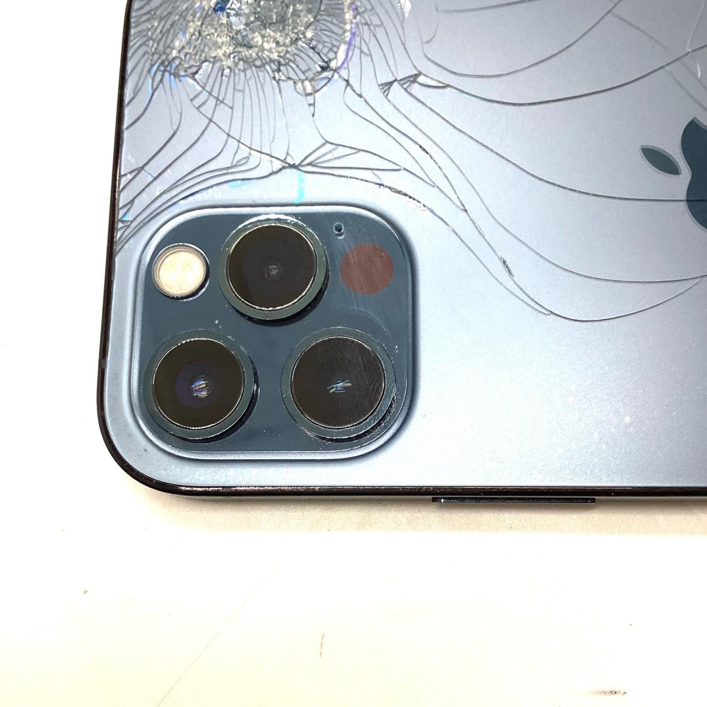 【最速発送】Apple iPhone iPhone 12 Pro 128GB パシフィックブルー Softbank 白ロム【難有】 88%