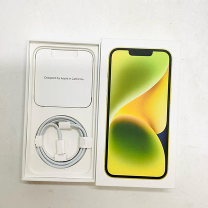 【全額返金保証】【最速発送】Apple iPhone iPhone 14 128GB イエロー SIMフリー 白ロム 美品 動作確認済 81%