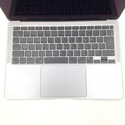 【全額返金保証】【最速発送】Apple MacBook Air 13.3インチ 2020 M1 8コア 8GB 256GB スペースグレイ 91% 美品 動作確認済