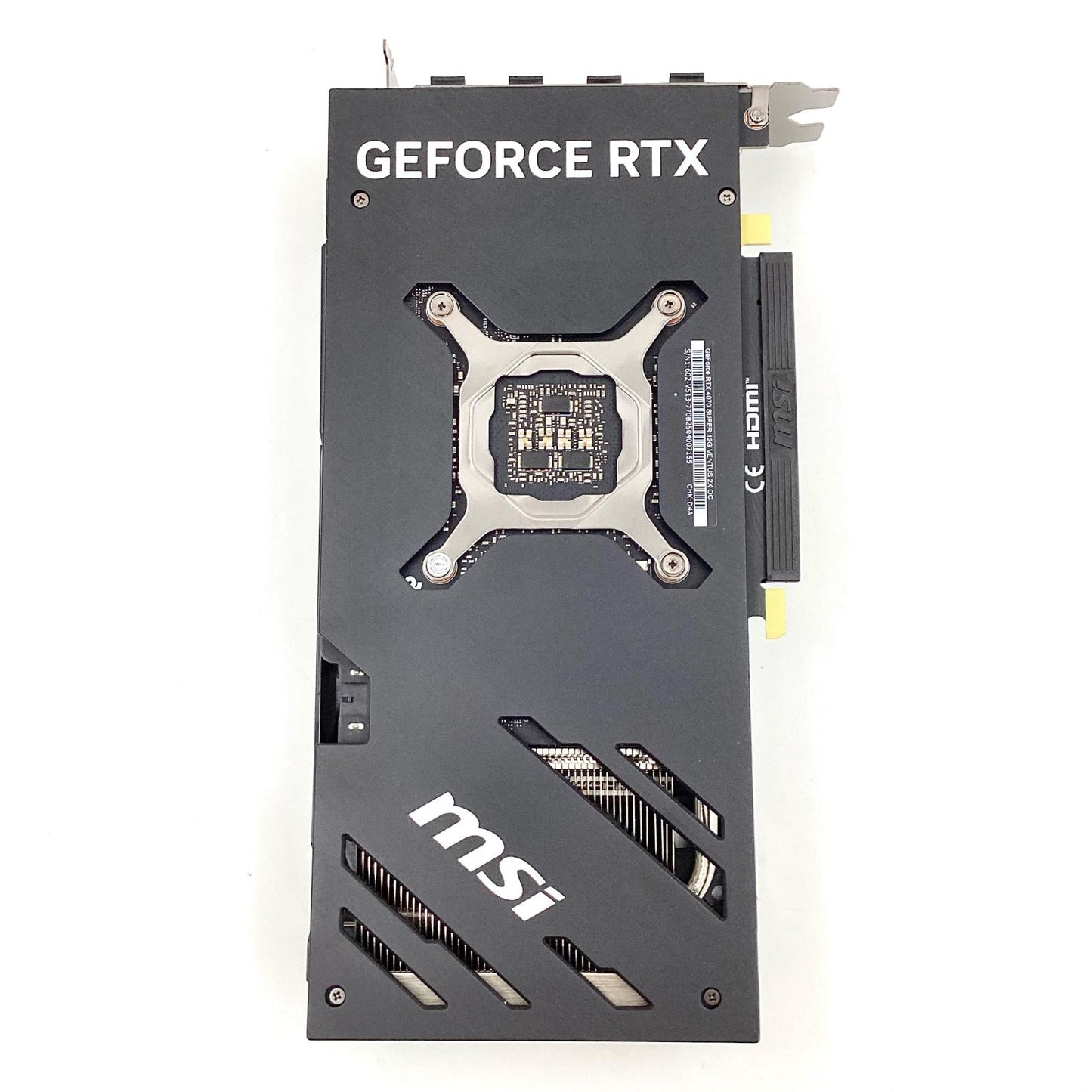 【全額返金保証】【最速発送】MSI グラフィックボード GeForce RTX 4070 SUPER 12G VENTUS 2X OC 超美品 動作確認済