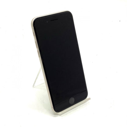 【全額返金保証】【最速発送】Apple iPhone iPhone SE（第3世代） 128GB スターライト au 白ロム 動作確認済 84%