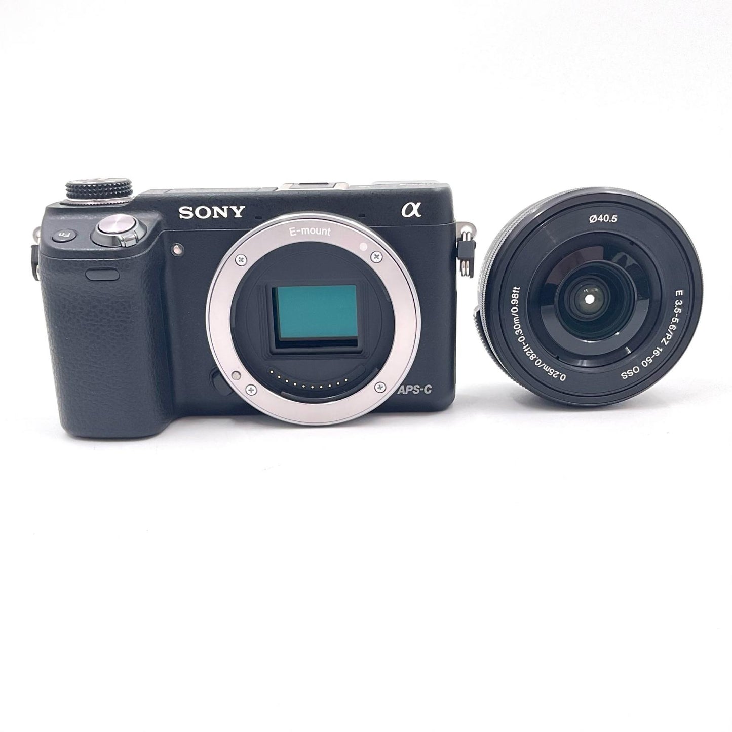 【全額返金保証】【最速発送】Sony デジタル一眼 NEX-6 16-50mm レンズキット ブラック 美品 動作確認済